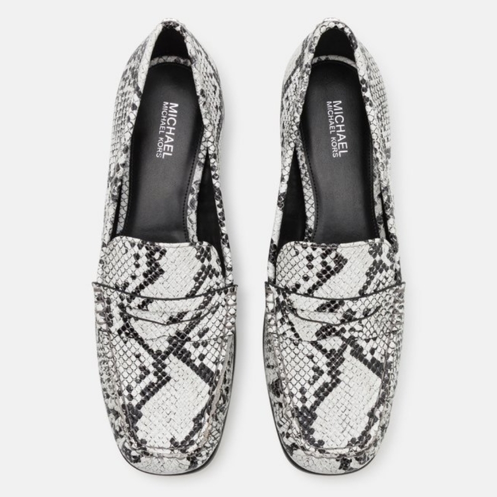 🔥NIB Michael Kors Carlson Loafer, Color: Aluminum, Size 7.5